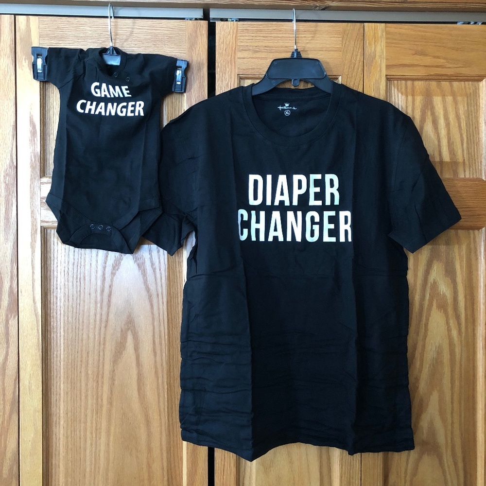 New Hallmark Tees for Baby Bodysuit/Onesie 0-6 Months & Adult T-Shirt Size XL